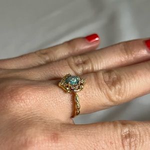 14k gold plated ring